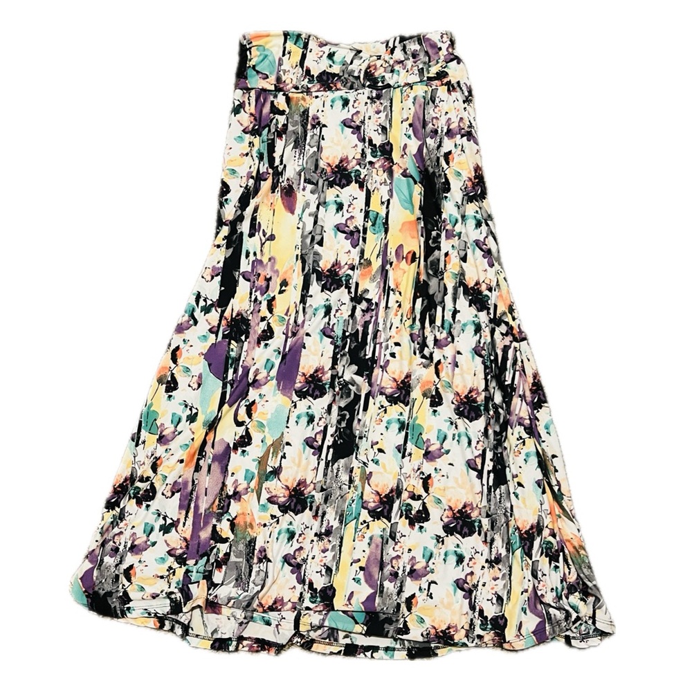 Robert Louis Vibrant Midi Skirt Size PS